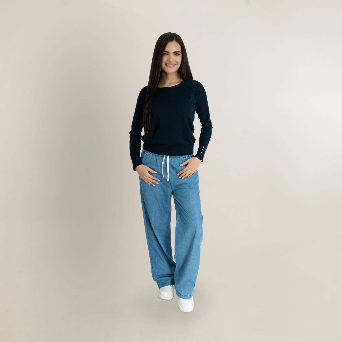 Sweater Milagros Azul Marino
