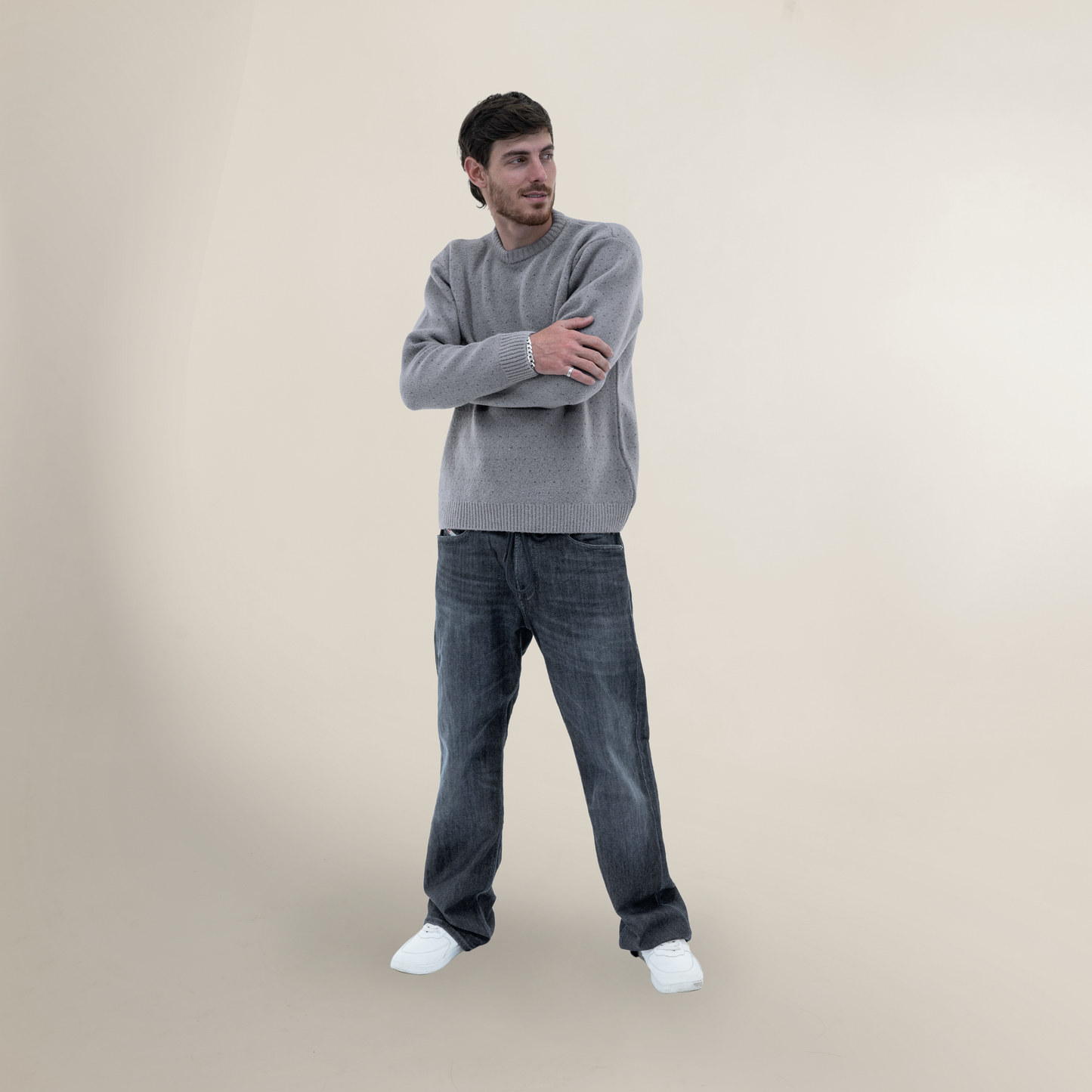 Sweater Edwin Gris Claro
