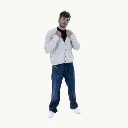 Cárdigan Mario Beige