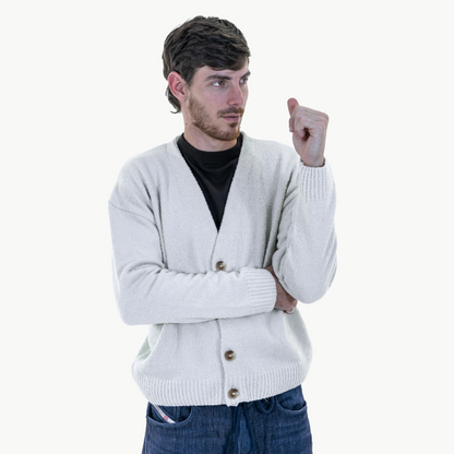 Cárdigan Mario Beige