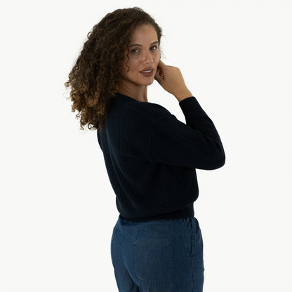 Cárdigan Elsita Azul Marino
