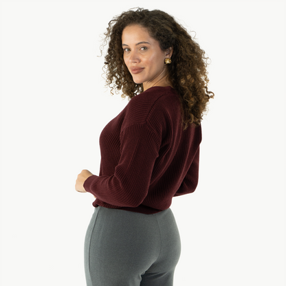 Cárdigan Elsita Vino