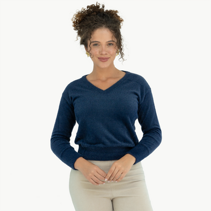 Sweater Valeria Azul Marino