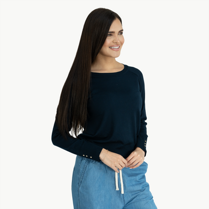 Sweater Milagros Azul Marino