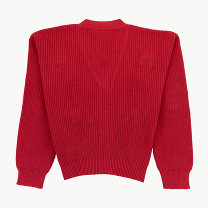 Cárdigan Cereza Rojo