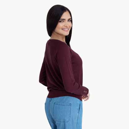 Sweater Milagros Vino